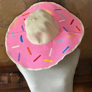 Pink Sprinkle Sun Hat